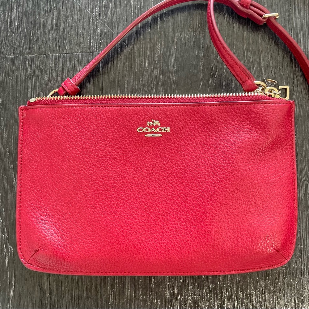 Coach Red Purse - Picture 2 of 6